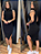 Vestido Milena Midi Tubinho Canelado Liso Gola Alta Fenda Lateral - Imagem 8