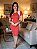 Vestido Midi Paola Tubinho Canelado Listra Lateral Novidade - Imagem 2