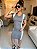 Vestido Midi Paola Tubinho Canelado Listra Lateral Novidade - Imagem 8