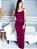 Vestido Longo Marlene Alça Aberto Costas Nua Canelado - Imagem 3