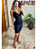 Vestido Curto Isis Tubinho Canelado Alcinha Decote Com Nó - Imagem 3
