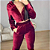Conjunto Veludo Blusa Cropped Capuz E Calça Jogger Cintura Alta - Imagem 8