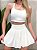 Conjunto Fitness em Poliamida Top Nadador e Shorts Saia Plissado Camila Ref. 161 - Imagem 4