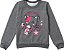 Conjunto Moletom Flanelado Infantil Menina Gatinha Cinza Rosa - Malwee - Imagem 2