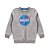Conjunto Moletom Flanelado Infantil Menino Nasa Cinza Mescla - Imagem 2