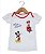 Blusa Manga Curta Bebê Menina Minnie e Mickey Branca - Disney by Tricae - Imagem 1