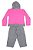 Pijama Infantil Gatinho 3 Peças - Rosa e Cinza - Lupo - Imagem 2