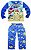 Pijama Infantil Pikachu e Pokémon - Azul e Amarelo - Imagem 1