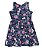 Vestido Infantil Floral Minnie - Azul Marinho - Cativa Disney - Imagem 2