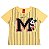 Camiseta Manga Curta Infantil Mickey Amarela Listrada - Cativa Disney - Imagem 1