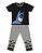 Pijama Infantil Batman Preto e Cinza - Lupo - Imagem 1