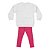 Conjunto Bebê Menina Princesa Cinza Claro e Rosa - Baby Fun - Imagem 2