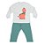 Conjunto Moletom Flanelado Bebê Menino Dinossauro Cinza - Baby Fun - Imagem 2