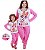 Pijama infantil Meninas Superpoderosas - Rosa - Imagem 1