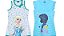 COMBO PAGUE 1 LEVE 2 Camisolas Manga Curta Infantil Menina Frozen- Lupo - Imagem 1