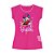 Camisola Manga Curta Infantil Menina Minnie Rosa - Lupo - Imagem 1