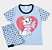 Pijama Infantil Gatinha Marie Azul - Lupo Disney - Imagem 4