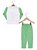 Pijama Star Wars Yoda Disney - Verde e Branco - Lupo - Imagem 2