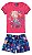 Conjunto Manga Curta Bebê Menina Patrulha Canina Rosa - Malwee - Imagem 1