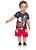 Conjunto Manga Curta Bebê Menino Mickey Cinza e Vermelho - Brandili - Imagem 2
