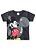 Conjunto Manga Curta Bebê Menino Mickey Cinza e Vermelho - Brandili - Imagem 3