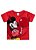 Conjunto de Camiseta e Bermuda - Mickey - Vermelho e Azul Marinho - Brandili - Imagem 2