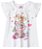 Blusa Manga Curta Bebê Menina Coelhinho Branca - Brandili - Imagem 1