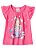 Blusa Manga Curta Bebê Menina Coelhinho Rosa - Brandili - Imagem 2