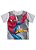Camiseta Manga Curta Infantil Menino Homem Aranha Cinza - Brandili - Imagem 1