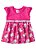 Vestido Manga Curta Bebê Menina Unicórnio Rosa - Brandili - Imagem 1