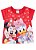 Blusa Manga Curta Bebê Menina Minnie e Margarida Vermelha - Brandili - Imagem 4
