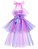 Fantasia do Unicórnio com Tiara - Branca e Lilás - Imagem 2