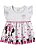 Vestido da Minnie Corações - Disney Baby - Cinza - Brandili - Imagem 1