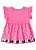 Vestido Bebê Minnie Corações - Disney - Rosa - Brandili - Imagem 2