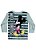 Camiseta Manga Longa Bebê Menino Mickey Cinza - Brandili - Imagem 2