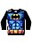 Conjunto de Moletom - Blusa Músculos e Calça - Batman - Cinza e Preto - Brandili - Imagem 2