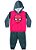 Conjunto de Jaqueta e Calça de Moletom - Homem Aranha - Vermelho e Cinza - Brandili - Imagem 1