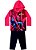 Conjunto de Blusa e Calça de Moletom - Homem Aranha na Teia - Vermelha e Preta - Brandili - Imagem 1