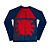 Camiseta Proteção UV Infantil  Menino Homem Aranha Azul - Tiptop - Imagem 2