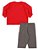 Conjunto Bebê Menino Moletom Bicicleta Vermelho e Cinza - Brandili - Imagem 2