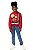 Moletom Flanelado Capuz Infantil Menino Homem de Ferro Vermelho - Malwee - Imagem 2