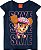 Blusa Manga Curta Infantil Menina Patrulha Canina Skye Azul Marinho - Malwee - Imagem 2
