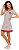 Camisola Manga Curta Adulto Feminino Minnie Off White Corações - Coleção Mãe e Filha - Imagem 1