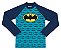 Camiseta Manga Longa Proteção UV Infantil Menino Batman Azul - Marlan - Imagem 1