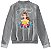 Jaqueta Moletom Flanelado Infantil Menina Princesa Bela Cinza - Malwee - Imagem 2