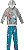 Conjunto Moletom Flanelado Infantil Menina Princesas da Disney Cinza e Verde - Malwee - Imagem 1