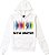 Blusa Moletom Juvenil Menina Now United Branca - Malwee - Imagem 1