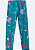 Legging Flanelada Infantil Menina Princesas da Disney Verde - Malwee - Imagem 1