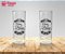 Copo Long Drink Transparente  Personalizado Casamento - Imagem 1