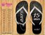 Chinelo Personalizado Aniversário Glitter de 15 Anos - Imagem 1